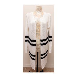 NWT NanaMacs Black & White Cardigan
